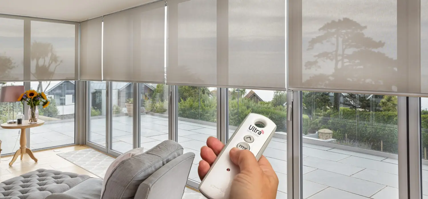 Remote Operated Motorised Curtain