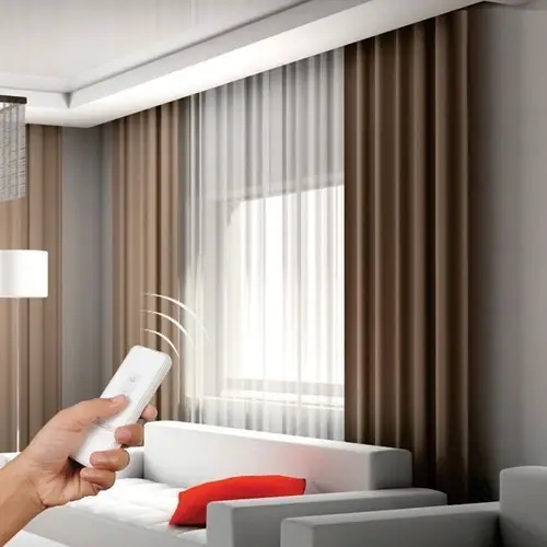 Remote Operated Motorised Curtain